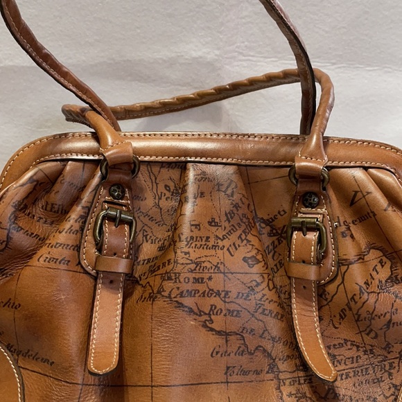 Vintage Patricia Nash brown leather shoulder bag - Picture 7 of 17